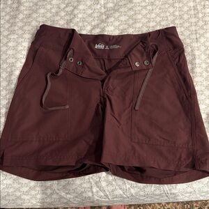 REI Maroon Adventure Shorts